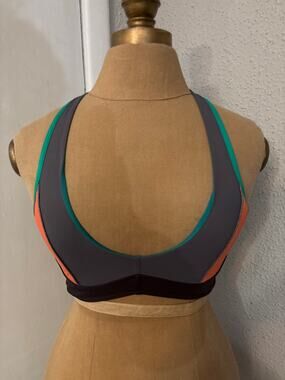 Without Walls Sports Color Block Exercise Bra XS Activewear Athleisure Casual